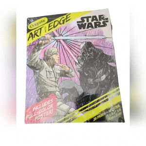 Crayola Art with Edge Star Wars Coloring Pages(28pgs),Includes Star Wars Poster